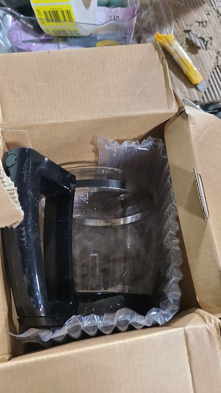 Photo 1 of 12-Cup Replacement Glass Carafe for Cuisinart Coffee Maker Models CHW-12, CHW-12P1, DCC-1100BK, DCC-1200, DCC-2650, DGB-550BK, DGB-550BK1 DGB-625BC, DGB-700BC, and SS-12 Part# DCC-1200PRC