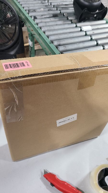 Photo 1 of 15.7" Lazy Susan Turntable Organizer for Cabinet, Rustic Wooden Storage with Metal Railing, Round Rotating Tray for Countertop, Living Room, Bathroom