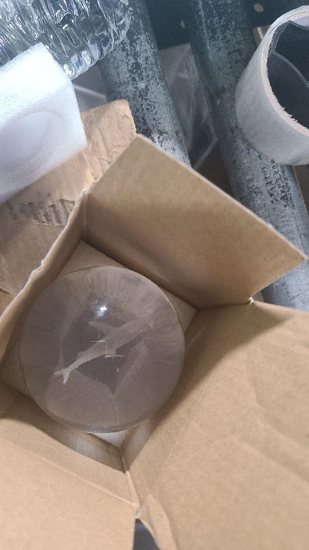 Photo 1 of 3D Shark Crystal Ball Night Light with Remote Lifelike 3.15 In Shark Sea Animal Glass Ball Lamps with 16 Color LED Wooden Base for Birthday Holiday, Cool Shark Toy Room Decor Gifts for Boys Girls Kids