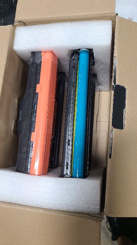 Photo 1 of 210A Toner Cartridges 4 Pack High Yield for Color Laser Jet Pro MFP 4301fdw 210A Compatible for HP 4201dn 4201dne 4201dw 4201dwe MFP 4301dw 4301dwe 4301fdn 4301fdne 4301fdw 4301fdwe Printer(BK/Y/M/C)