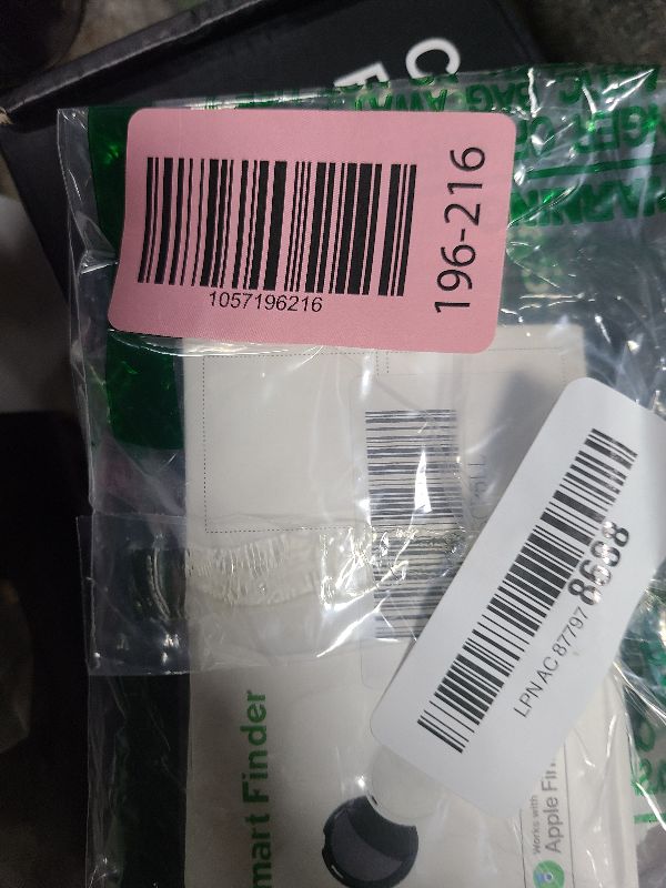 Photo 1 of 2 Pack Tracker Tags [Apple MFi Certified] Pair with Apple Find My (iOS Only) Bluetooth Air Smart Tags Key Finder Item Locator Waterproof Finder Worldwide Tracking for Pets Wallet Backpack Dogs Luggage