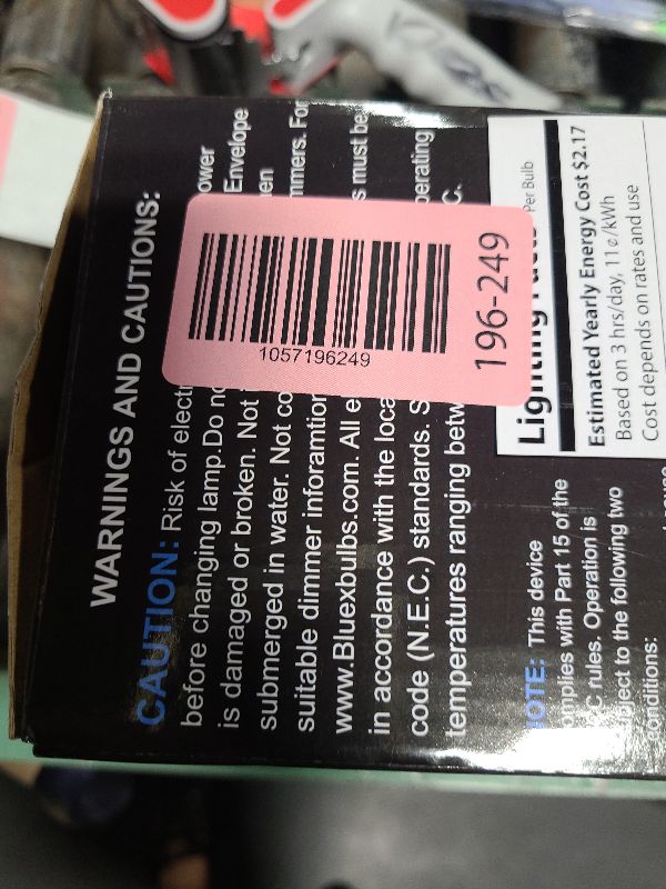 Photo 1 of 2 Pack LED Par38 Flood Orange Light Bulbs - 18W (120Watt Equivalent) - Dimmable - E26 Base Orange LED Lights, Party Decoration