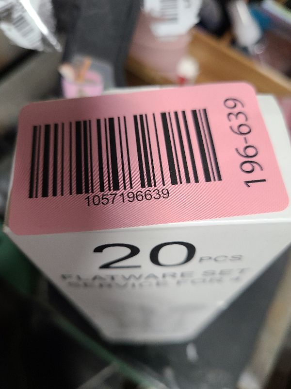 Photo 1 of 20 Piece Silverware Set Service for 4,Premium Stainless Steel Flatware Set,Mirror Polished Cutlery Utensil Set,Durable Home Kitchen Eating Tableware Set,Include Fork Knife Spoon Set,Dishwasher Safe