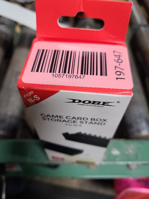 Photo 1 of 2 Pack Game Storage Bracket for Nintendo Switch Lite (Up to 24 CD Disc), Game Holder Rack organizer for Gaming Blu-Ray Disks, Black