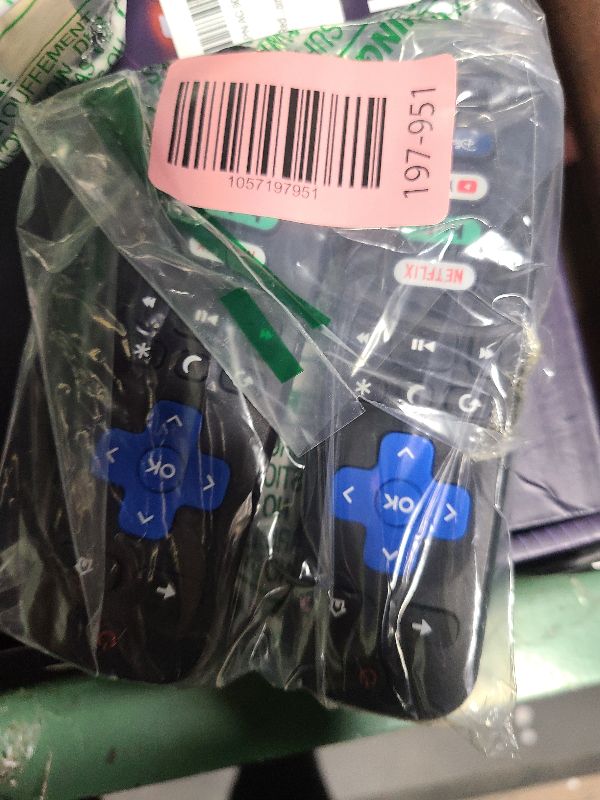 Photo 1 of (Pack of 2) Replacement-Remote-Control for Roku-TV,Compatible for TCL Roku/Hisense Roku/Onn Roku/Philips Roku Smart TVs(Not for Roku Stick and Box)