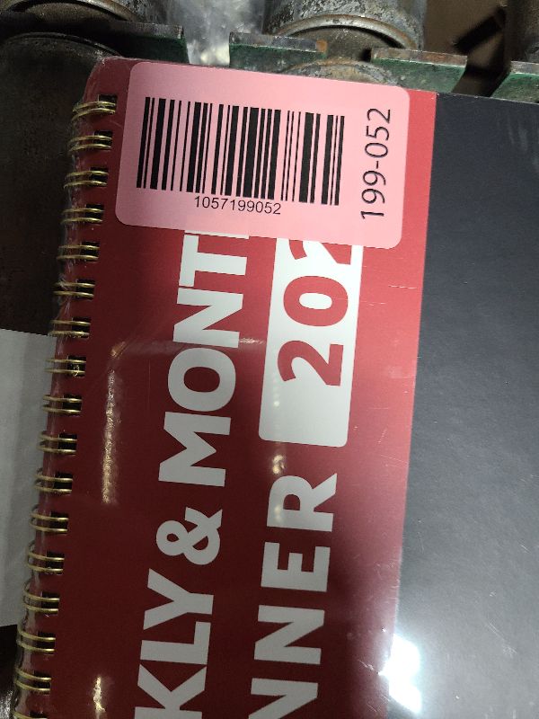 Photo 1 of 2026 Planner, Weekly and Monthly Planner, January 2026 - December 2026, Hardcover 2026 Calendar Planner Book with Tabs For Women & Men, Inner Pocket, Spiral Bound, Perfect for Office Home School Supplies - A4 (8.5" x 11"), Black