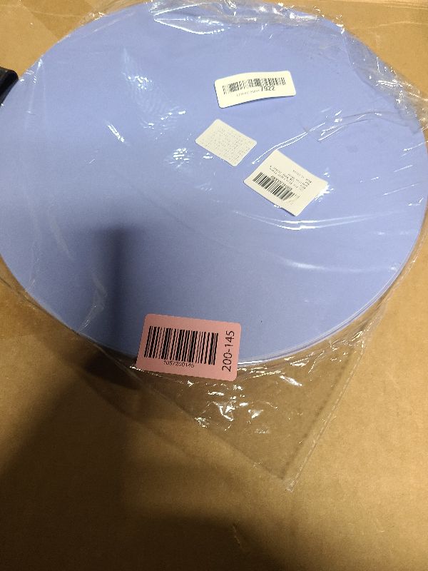 Photo 1 of 100 Pcs Blue Paper Place Mats 13.5 Inch Round Placemats Gradient Disposable Table Mats for Birthday Party Wedding Baby Shower Reception Decor