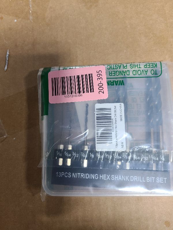 Photo 1 of 13pcs Hex Shank Drill Bit Set, Professional HSS Nitriding Twist Drill Bits, Upgrade Black and Gold Coated Drill Bit, Quick Change Design for Wood, Steel, Metal, and Plastic, 1/16IN to 1/4IN.