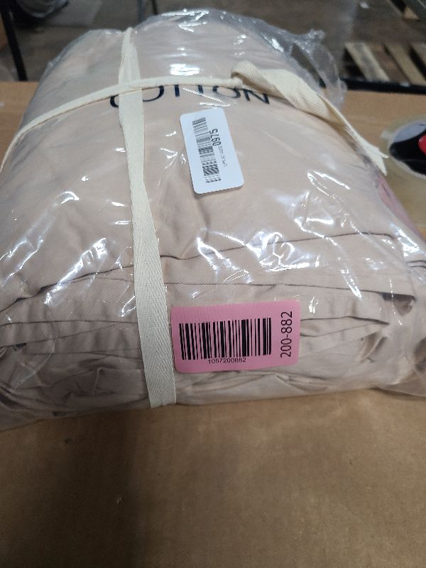 Photo 1 of 100% Cotton King Size Sheets Set - 1500 Thread Count?Luxury Egyptian Cotton Bed Sheets?5-Star Hotel Quality Sheets, Breathable & Cooling, 16 Inch Deep Pocket - 4 Piece (Biege)