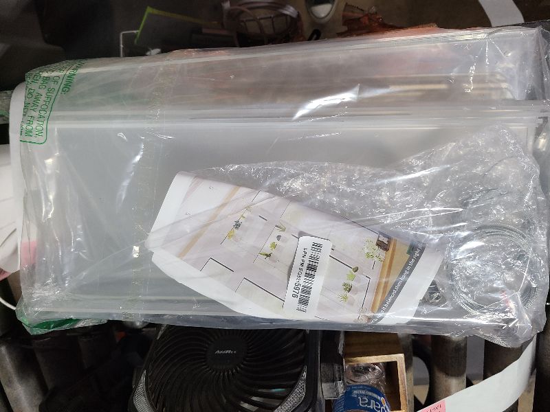 Photo 1 of 2-Pack Hanging Clear Plant Shelves for Windows, 3-Tier Acrylic Window Wall Plant Stand Shelf for Kitchen Window Indoor Gardens, Flower,Fleshy Plant,Herb, Seedling Organization, and Plants Pots Display