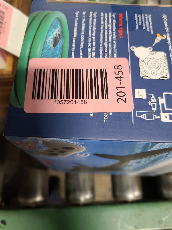 Photo 1 of 2.4Ghz Remote Control Shark Pool Toys for Boys Kids,Highly Realistic Shark Pool Toys for Kids,RC Boat Outdoor Water Toy with Light and Spray Water for Boys Girls Ages 6+ (with 2 Batteries)