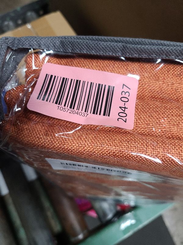 Photo 1 of 100% Blackout Shield Linen Blackout Curtains for Bedroom 84 Inches Long, Back Tab/Rod Pocket Living Room Drapes, Thermal Insulated Blackout Curtains 2 Panels Set, 50" W x 84" L, Burnt Orange