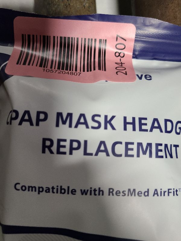 Photo 1 of 2-Pack Replacement CPAP Headgear for AirFit F20 & AirTouch F20, Compatible with F20 Full Face Mask, 4 Stronger Magnetic Clips & 2 Straps, Adjustable & Comfortable Headgear, FSA/HSA Eligible, Medium