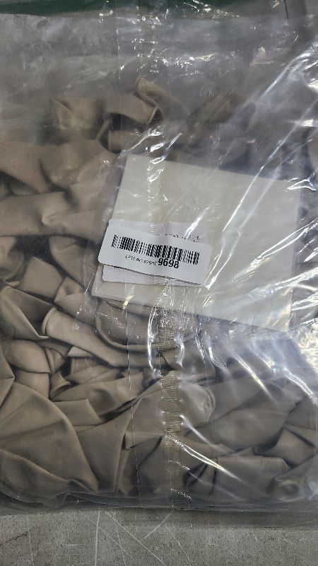 Photo 1 of 114pcs white Sand Balloons Different Sizes Pack, 18 12 10 5 Inches Cream Beige Sand White Latex Balloon Garland Arch for Birthday Graduation Anniversary BOHO Wedding Baby Shower Decoration