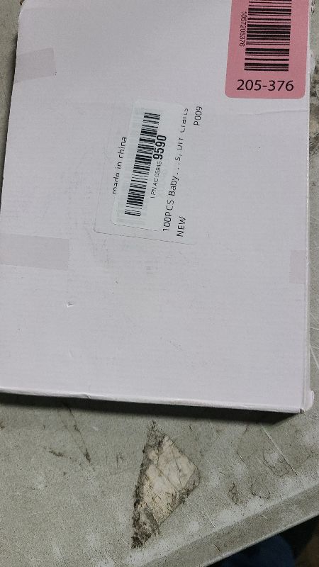 Photo 1 of 100PCS Baby Shower Clothespins Games Boy Plastic Clothes Pin with Storage Bag Mini Blue Pin Bulk 1.4 inch for Party Decorations, DIY Crafts