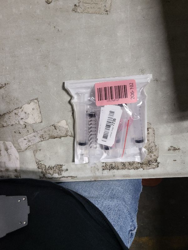 Photo 1 of 10ML/CC Ink Filling Syringe with Measurement and Blunt Needle Tip for Fountain Pen, Computer Printer (6pcs)