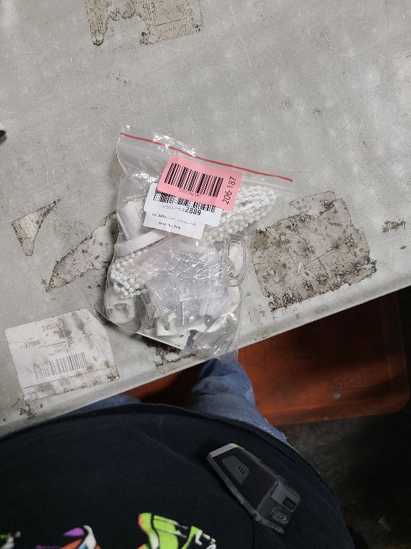 Photo 1 of 2 Set Roller Shade Accessory Set, Roller Blinds Connector Shades Clutch for 1.1"(28mm) Tube Fitting Parts Repair Kit Complete with Child Safty P-Clips and Transparent Handle