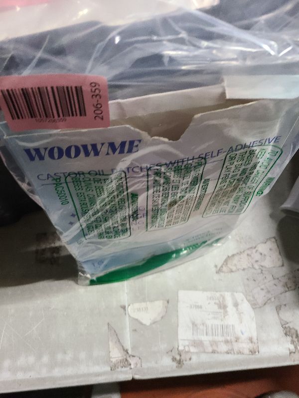 Photo 1 of 16Pcs Castor Oil Pack Wrap, Disposable Castor Oil Patches Packs with Anti Leakage Cotton Pad for Belly/Feet/Knee (Oils Not Included), 5.1" x 3.9"