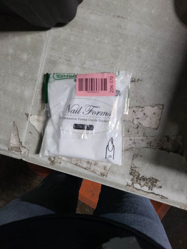 Photo 1 of 200 PCS Nail Forms for Builder Gel, AHIER Self-adhesive Nail Extension Forms for DIY at Home Professional Nails Art Supplies