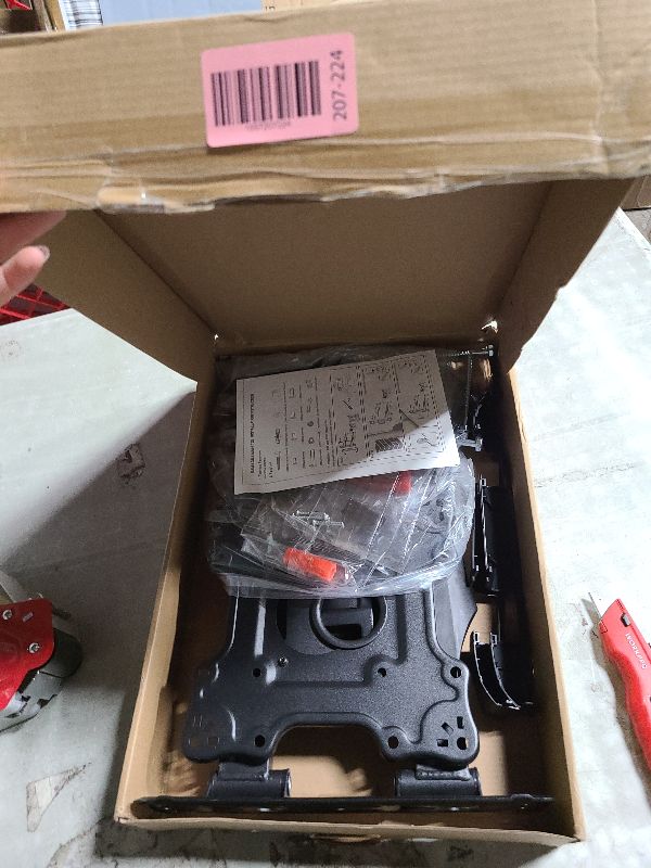 Photo 1 of 28.3" Long Arm TV Wall Mount for Most 26-65 Inch TV, Full Motion Corner Wall Mount TV Bracket with Extension Arm Articulating, Swivel and Tilt, Max VESA 400x400mm and Up to 80 lbs