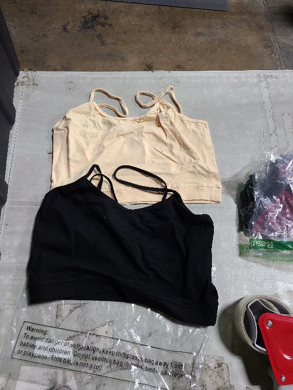 Photo 1 of 2 pack Pack Spaghetti Strap Camisole Top Adjustable Strap Tank Top for Women L