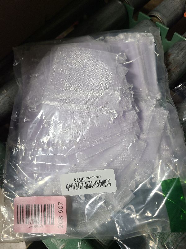 Photo 1 of 100PCS White Organza Bags, 3 x 4 inches Organza Jewelry Bags for Small Presents Jewelry Earrings Candy Treat Wedding Party Favors Mesh Pouch