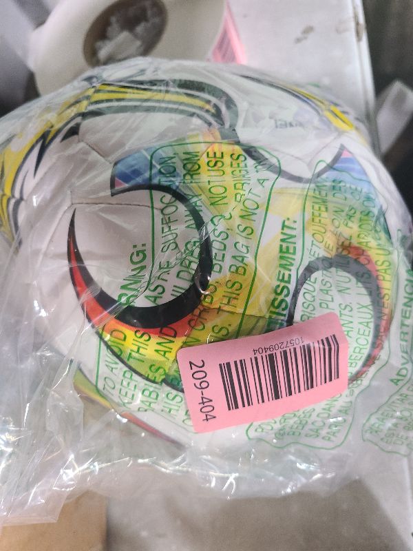 Photo 1 of 4 Pack Soccer Ball with Pump Size 4 Deflated Soccer Balls Bulk for Outdoor Indoor Game Practice Training Sport Gift for Kids Boys Youth Teens Adult Charity Donation