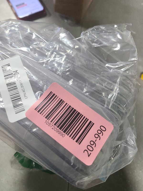 Photo 1 of 10 Pack 1/6 Size Clear Polycarbonate Universal Handled Food Pan Lid, 6.9 x 6.3 Inch for Fruits and Vegetables