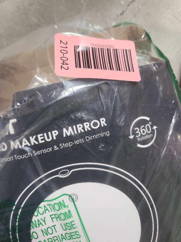 Photo 1 of 2025 Upgraded 20X Magnifying Mirror with Light, 8" Vanity Mirror with Power Suction Cup and Tweezers, 360° Swivel, Portable Bathroom Mirror with 3 Color Touch Dimmable Lights for Home Travel