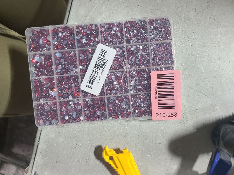 Photo 1 of 30000Pcs Resin Rhinestones with Tweezers for Crafting, Red Flatback Gems, Bedazzling Crystal with 3Pcs 10ml B7000 Jewelry Glue for DIY Crafts Clothing Tumblers Shoes Fabric Nail Art