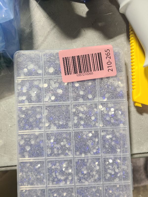 Photo 1 of 25000Pcs Resin Rhinestones with Tweezers for Crafting, Royal Blue Flatback Gems, Bedazzling Crystal with 3Pcs 10ml B7000 Jewelry Glue for DIY Crafts Clothing Tumblers Shoes Fabric Nail Art
