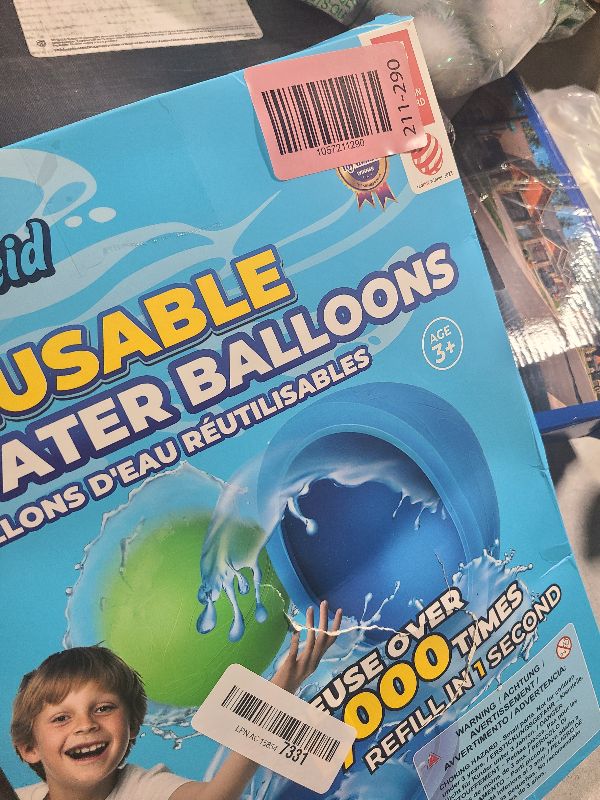 Photo 1 of 12Pcs Reusable Water Balloons, Pool Beach water Toys for Boys and Girls, Outdoor Summer Toys for Kids Ages 3-12