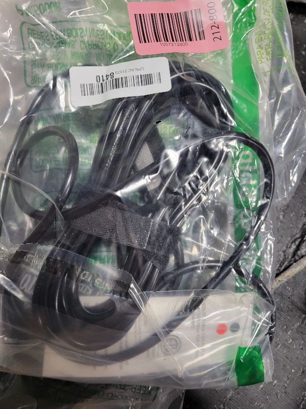 Photo 1 of 20FT 13A 1625W 16/3 Black Extension Cord, Indoor Extension Cord for Laptops, Coffee Makers, Office Home Appliances, 3 Prong Resistant Cable Flexible, 125V ETL Listed