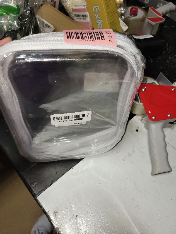 Photo 1 of 3PCS Zippered Transparent Cases for Snacks,Portable Waterproof Cosmetic Bag with Zipper,Clear Hard Shell Zipper Case for Cosmetic Storage, Putting Snacks, Pencil Case (3PCS-M)