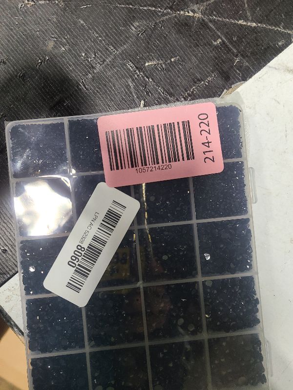 Photo 1 of 30000Pcs Black Rhinestones for Bedazzling Crafting, Flatback Resin Gems Crystal, Bedazzler Kit with 3Pcs 10ml B7000 Jewelry Glue and Tweezers for DIY Crafts Clothing Shoes Fabric Nail Art