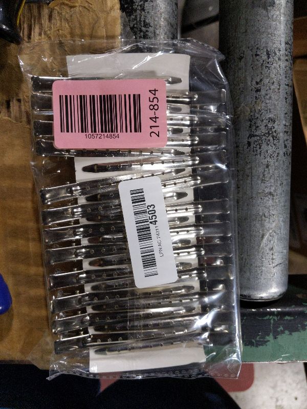 Photo 1 of 24 Packs Duck Bill Clips, Bantoye 3.5 Inches Rustproof Metal Alligator Curl Clips with Holes for Hair Styling, Hair Coloring, Silver