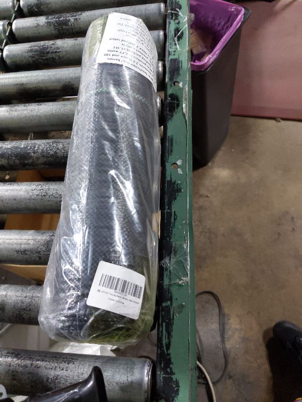 Photo 1 of 2.4oz-2.6FTx100FT Weed Barrier Landscape Fabric - Durable Weed Block Gardening Ground Cover Mat, Woven Geotextile Fabric for Underlayment, Commercial Driveway Stabilization, Weed Control Cloth