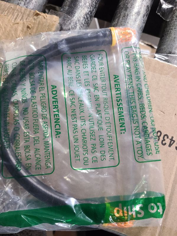 Photo 1 of 15-inch Short Air Compressor Hose: 1/4" Male NPT To 1/4" Male NPT Connections (Lead-Free Brass)