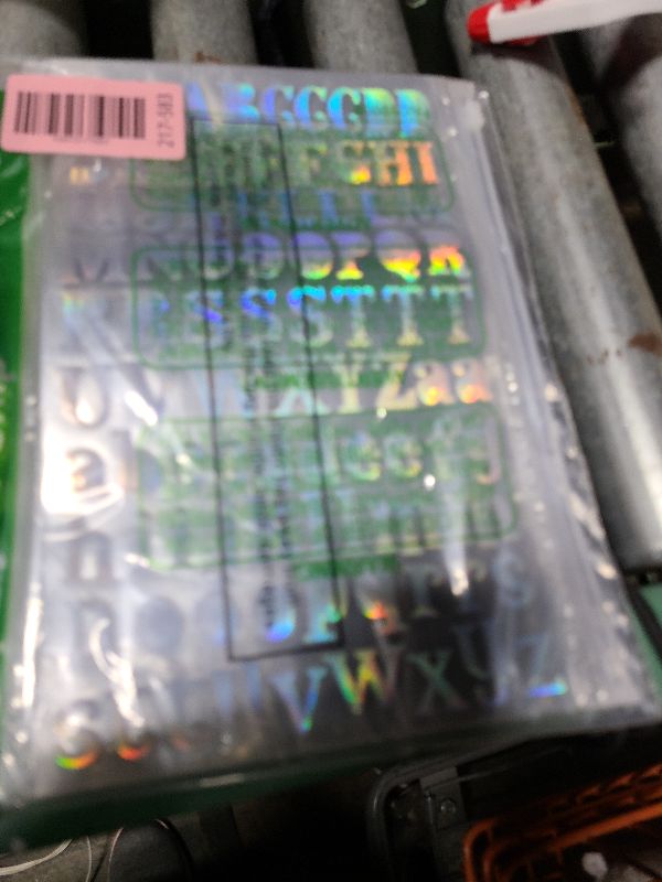 Photo 1 of 2160 Pieces 24 Sheets Holographic Laser Letter Stickers Glitter Self Adhesive Stickers Shiny Alphabet DIY Small Vinyl Decorative Decals for Cups Scrapbooks Window Door Cars(Shining Colors)