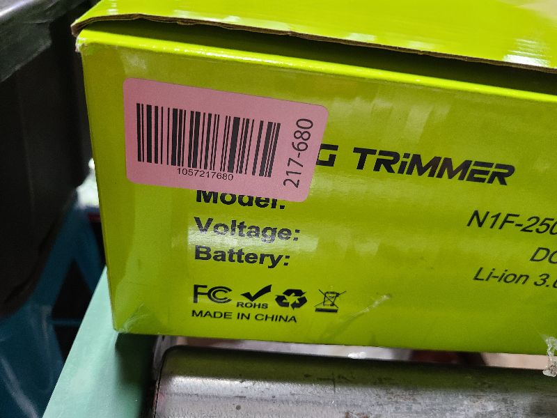 Photo 1 of 21V String Trimmer Cordless with 2x3.0Ah Battery and Charger, 12 Inch Battery Power Weed Eater String, Electric Weed Wacker, 2 In 1 Trimmer & Edger Lawn Tool Grass Cutter with 8 Lines for Garden, Yard