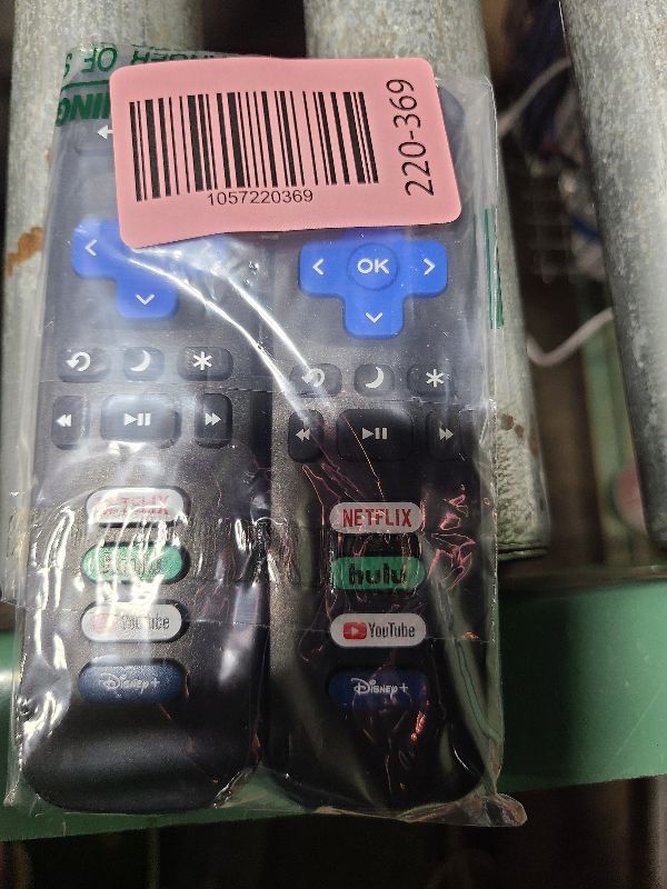 Photo 1 of (Pack of 2) Replacement-Remote-Control for Roku-TV,Compatible for TCL Roku/Hisense Roku/Onn Roku/Philips Roku Smart TVs(Not for Roku Stick and Box)