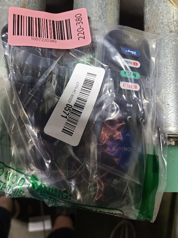 Photo 1 of (Pack of 2) Replacement-Remote-Control for Roku-TV,Compatible for TCL Roku/Hisense Roku/Onn Roku/Philips Roku Smart TVs(Not for Roku Stick and Box)