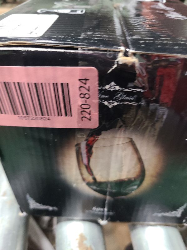 Photo 1 of 10.5OZ Water Goblets Set of 6, Clear Goblet Glasses Set for Home Bar, Wedding, Party, Elegant Design for Iced Tea, Sangria, Juice, Dishwasher Safe, Perfect for Daily Use Special Occasions