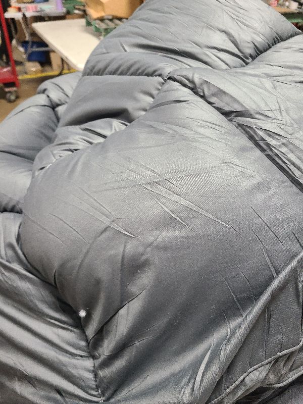 Photo 1 of  Full Mattress Topper, Extra Thick Pillowtop, Cooling Plush Mattress Pad Cover Bed Topper Protector with Deep Pocket (Grey, Full)