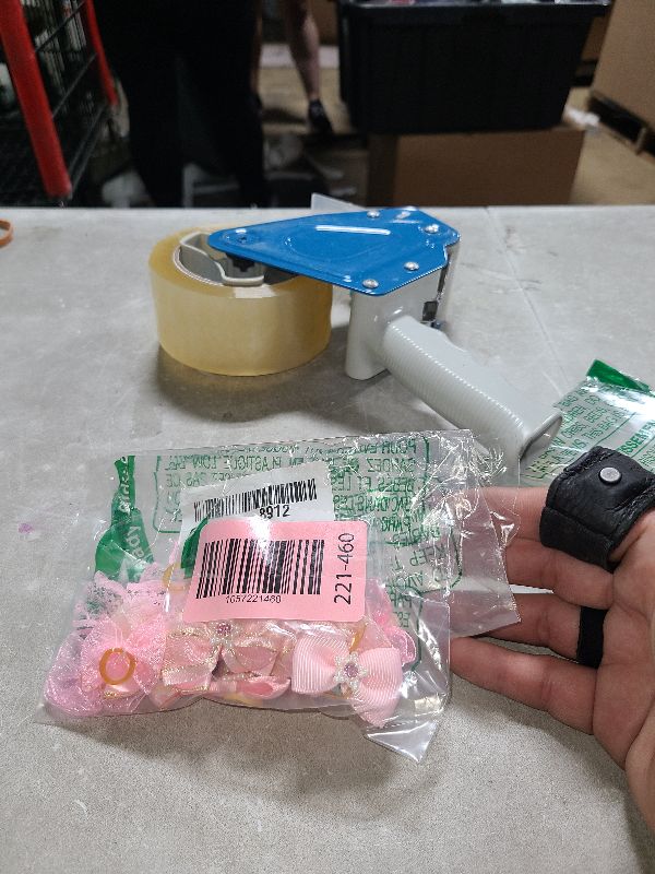 Photo 1 of 20 PCS Cute Dog Hair Bows with Rubber Bands Elastic Handmade Mix Style Lace Rhinestone Pearls for Furry Puppy Cat Pet Girl, Pink