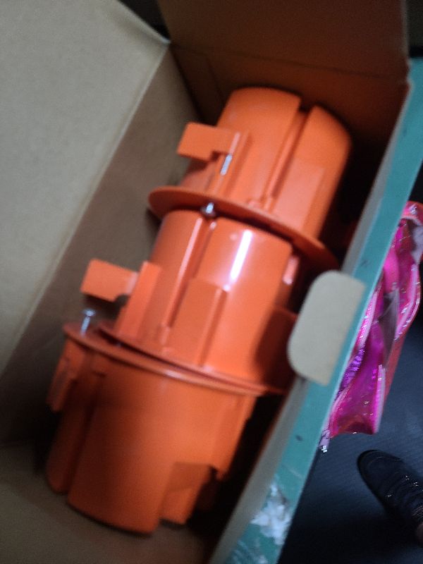 Photo 1 of [3 Pack] CLOUDY BAY Round Electrical Box,Old Work Junction Box,Ceiling Box,18 Cubic Inches Pancake Box,UL Listed