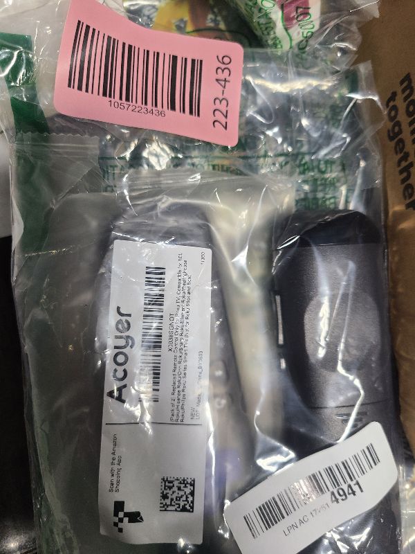 Photo 1 of (Pack of 2) Replacement-Remote-Control for Roku-TV,Compatible for TCL Roku/Hisense Roku/Onn Roku/Philips Roku Smart TVs(Not for Roku Stick and Box)