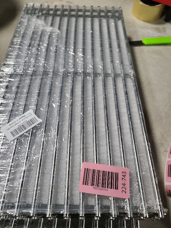 Photo 1 of 19 1/4" Grill Grates for Brinkmann Grill Replacement Parts 810-8500-S, 810-8501-S, 810-8502-S, Jenn Air 720-0337, 750-0142, Costco Kirkland 720-0432, Charmglow, Members Mark, Nexgrill, Ducane, 3PCS