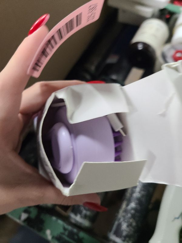 Photo 1 of 4 in 1 Cat Steam Brush for Shedding, Rechargeable Pet Steam Brush, Massage, Cleaning, Shedding & Combing Multifunctional Hair Removal Comb for Cats Dogs (Purple)