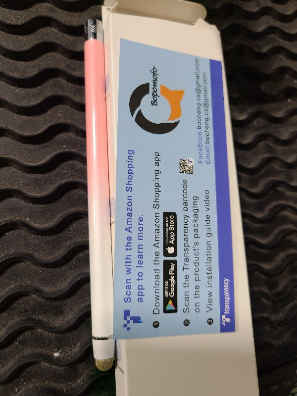 Photo 1 of 2PCS Stylus Pens for Touch Screens,Stylus Pen for iPhone/iPad/Tablet Android/Microsoft Surface,Compatible with All Touch Screens(White Pink/White Purple)